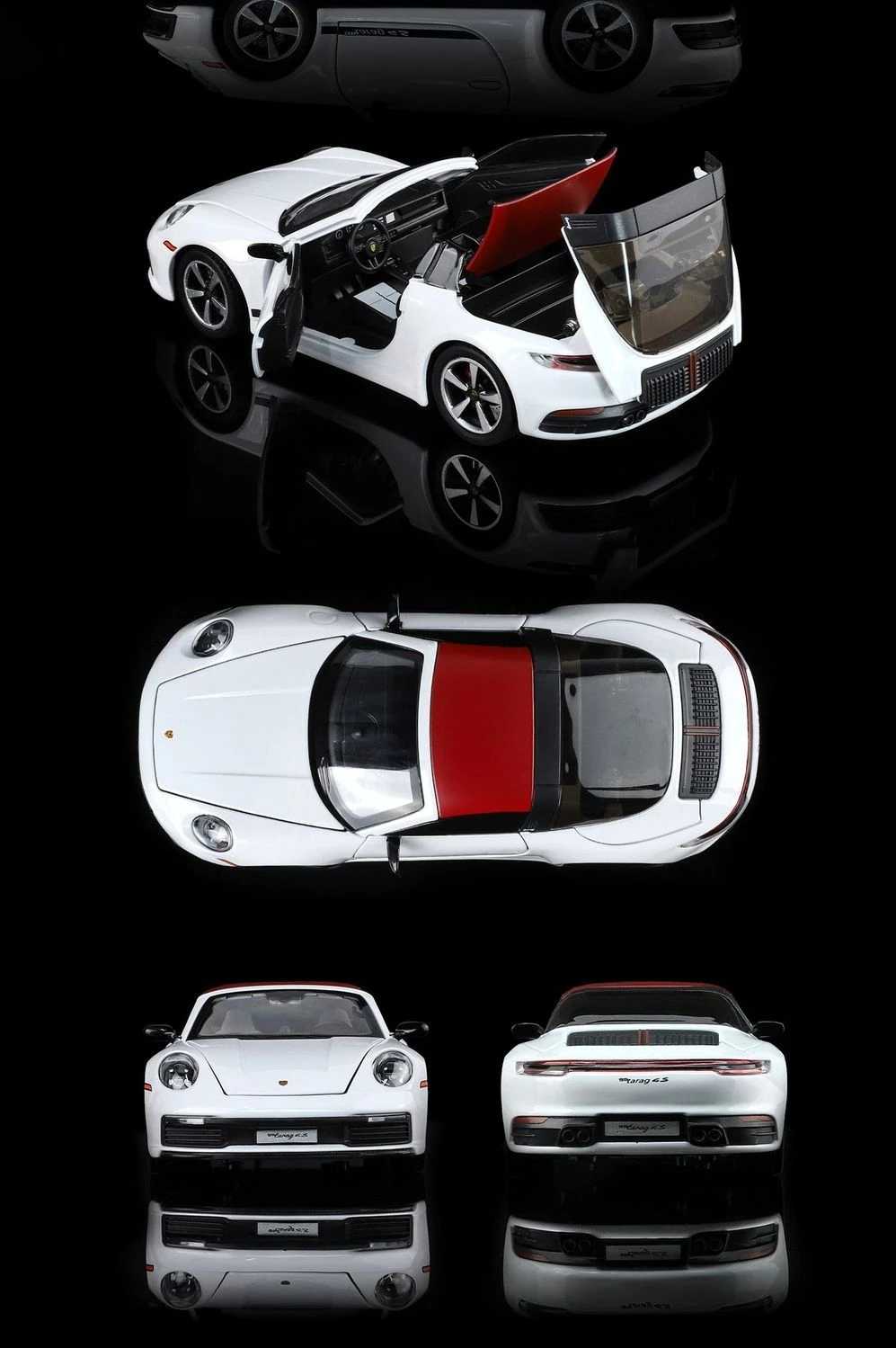 1:32 folding convertible Porsche 911 Alloy car Model simulation Sound& light Fashion Exquisite collectibles Boys Toy Gift - Image 17
