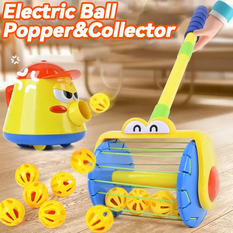 Musical Ball Popper Push Walker – Electric Activity Cart & Walking Toy for Toddlers (1-3 Years)