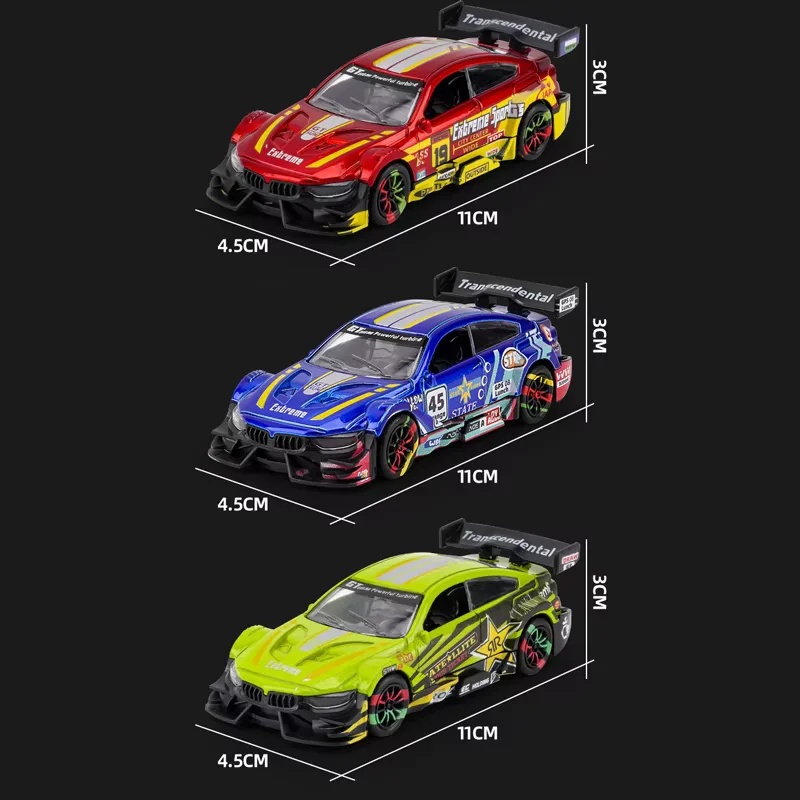 2025 New Simulation Alloy Car Model Inertia Pull Back Racing Car Toy Children's Educational Car Toy Ornaments Birthday Gift - Image 6
