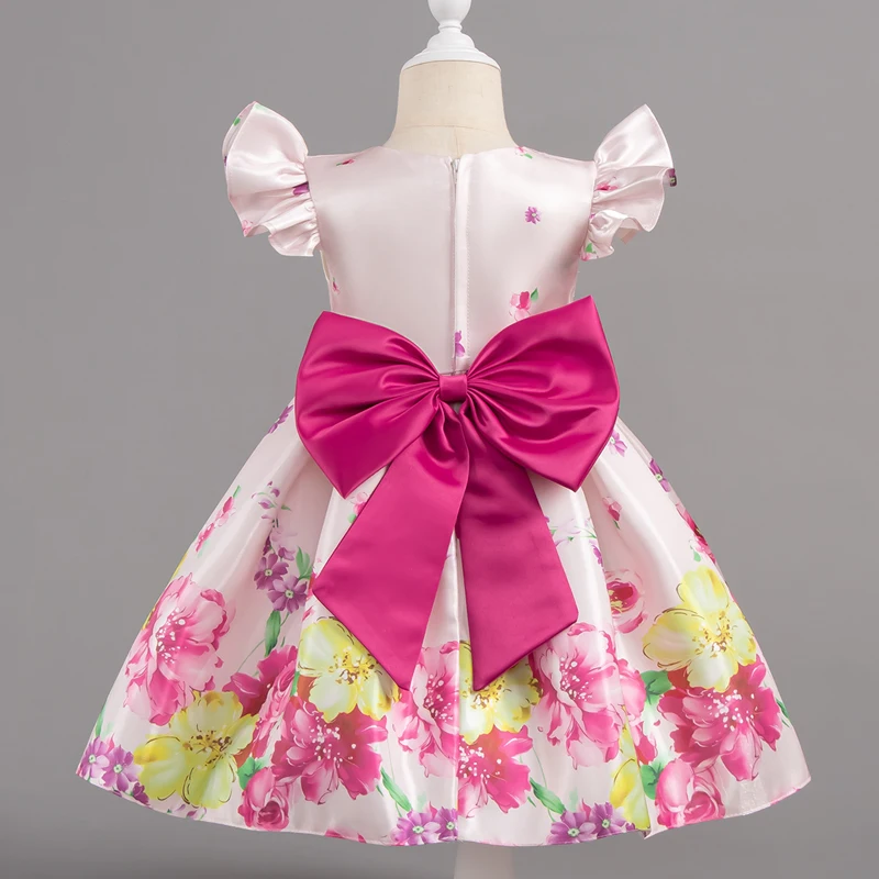 Children Wedding Dress Girl Flower Dresses Kids Gown Birthday Party Flower Girl's Evening Dress - Image 11
