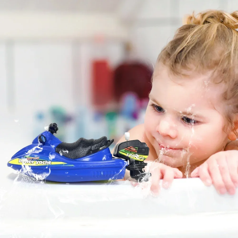 WindUp Speed Boat Toy Floating Bath Shower Companion Kids Water Play Activity Classic Clockwork Toy Boys Birthday Gift - Image 17