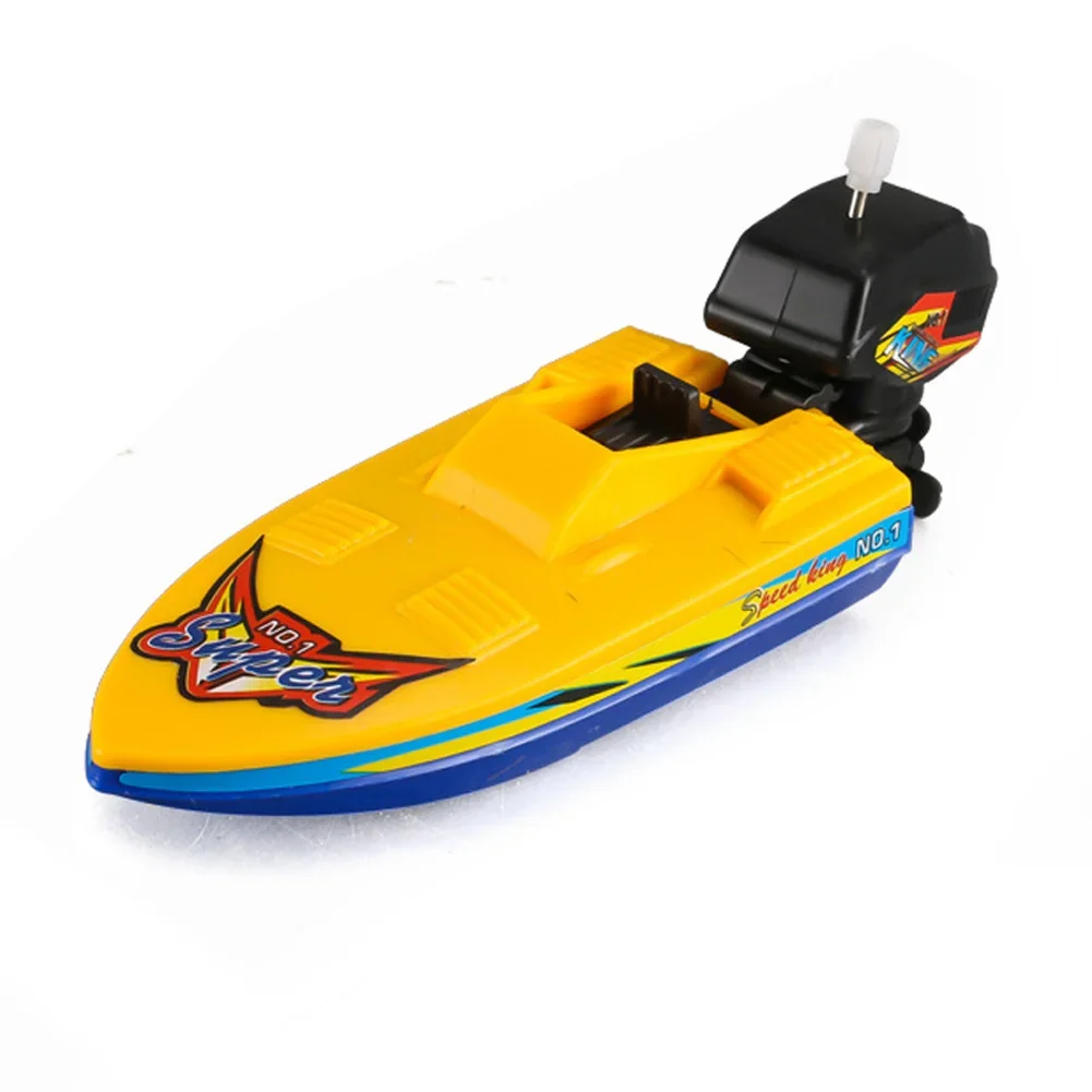 WindUp Speed Boat Toy Floating Bath Shower Companion Kids Water Play Activity Classic Clockwork Toy Boys Birthday Gift - Image 29
