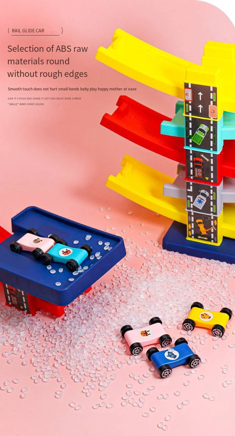 Children's Gliding Track Car Mini Car Inertia Toy Multi Layer Cartoon Puzzle Slide Car Roller Coaster Racing Toys Boy Girl Gifts - Image 22
