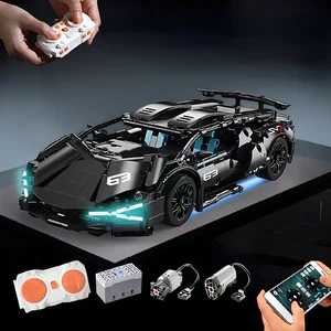 Technical Racing Sport Car Model Building Blocks technic adults 1:14 DIY Supercar Brick Puzzle Toys Kid Adult Gift(1280+granule)