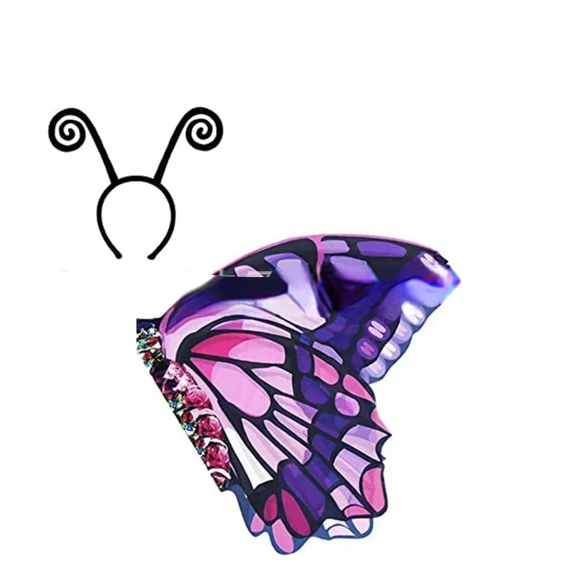 Girls Children Butterfly Wings Tutu Skirt Mask School Performance Dance Party Dress Up Girl Halloween Costume 2 -8 yeas - Image 7