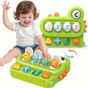 Press & Go Dinosaur Toys – Interactive Crawling & Motor Skills Toy for Toddlers