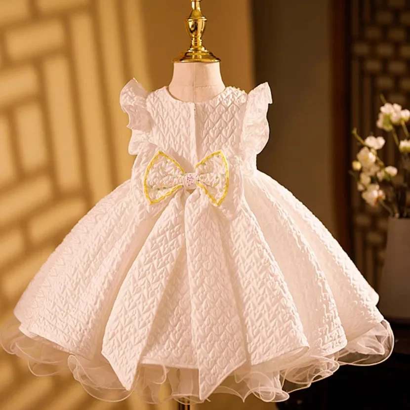Children Wedding Attire Prom Dress Birthday Gown Party Girls Dresses A2517 Girls Clearance Clothes - Image 2