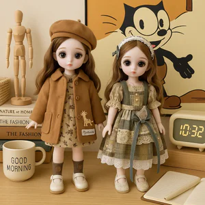 1/6 SD 30cm Bjd with Clothes Attractive Eyes with Wig Make Up Princess Dress Up BJD Dolls Long Hair Elegant