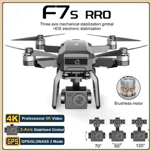 SJRC F7S Pro GPS Drone 4K HD Camera Drones 5G EIS Electronic Stabilization Gimbal Helicopter Repeater 3KM Image Dron Toy