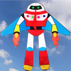 2m robot kite flying toys for children kite reel line kite training windshock 3d doos vlieger flamingo kite drachen cometas koi