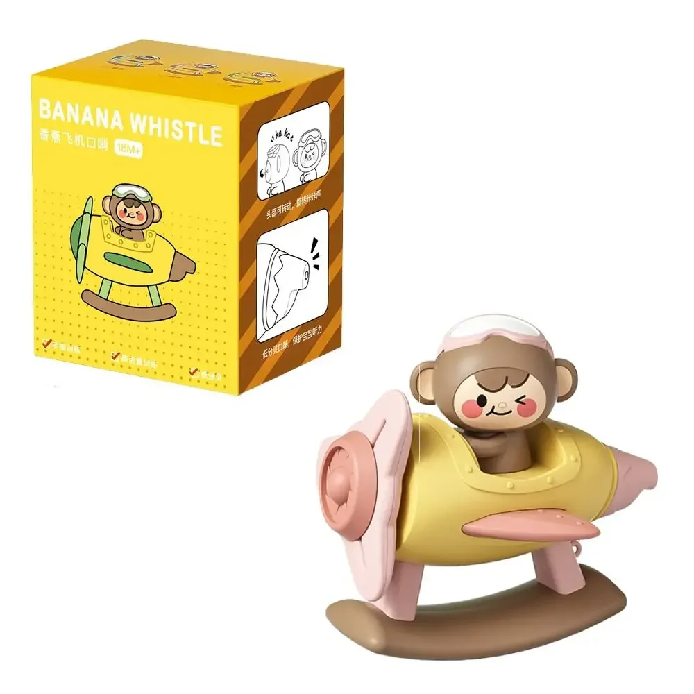 Cute Competitive Kids Gift Monkey Plastic Baby Music Toy Small Airplane Rotating Toy Kids Whistle Toy Enlightening Toy - Image 11