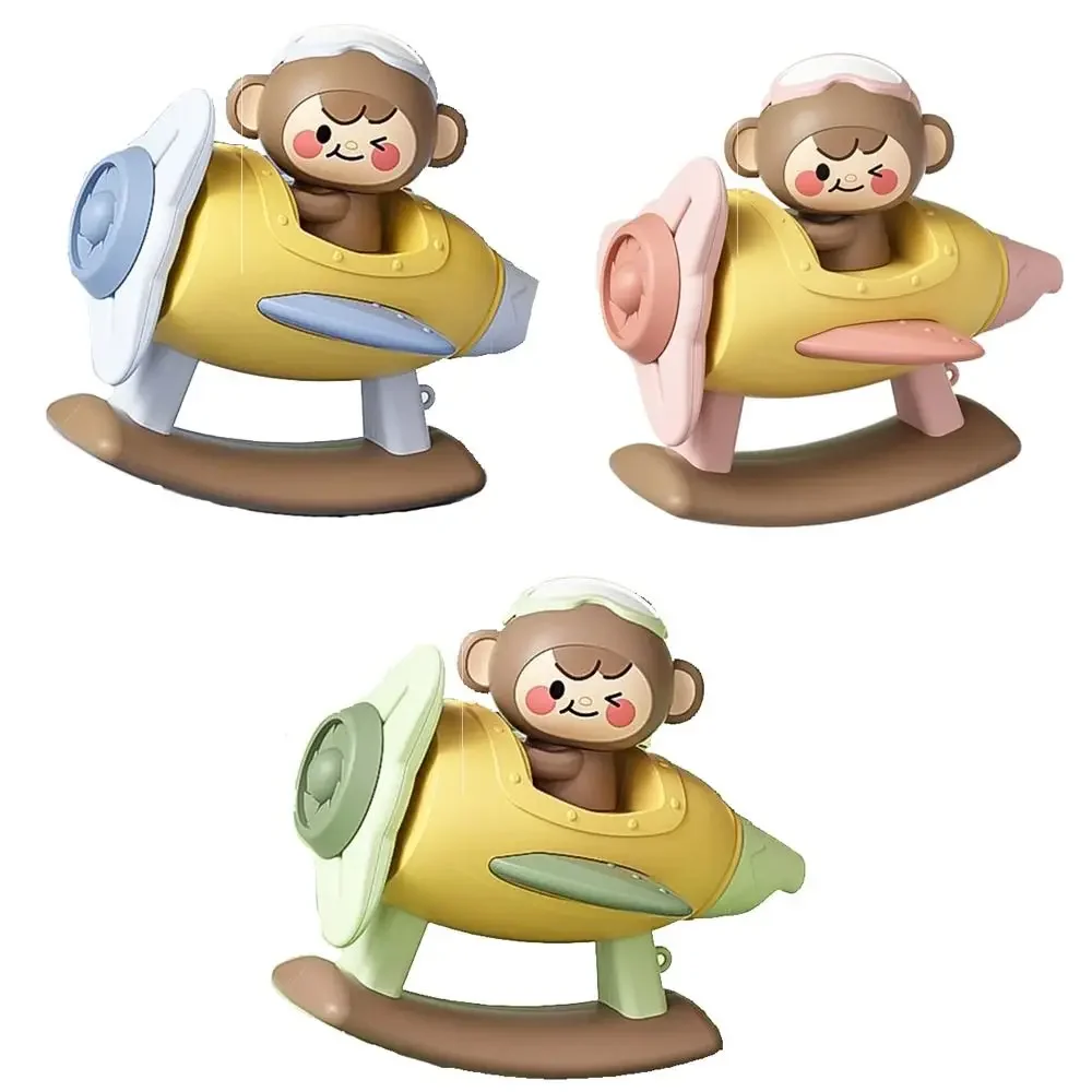 Cute Competitive Kids Gift Monkey Plastic Baby Music Toy Small Airplane Rotating Toy Kids Whistle Toy Enlightening Toy - Image 6