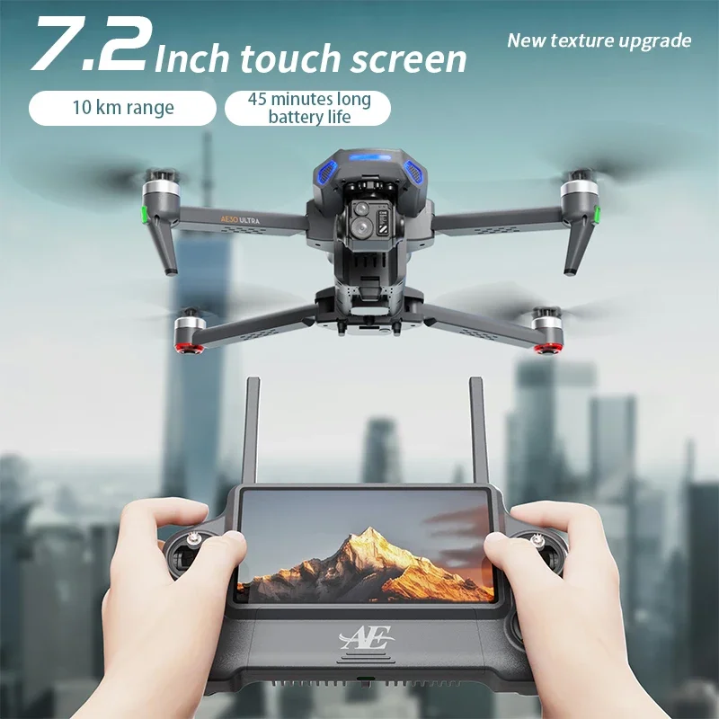 HD 64G 8K Aerial Photography Drone with Three-Axis Gimbal GPS Automatic Return Remote Control 3-Axis Gimbal RC Quadcopter AE30 - Image 6