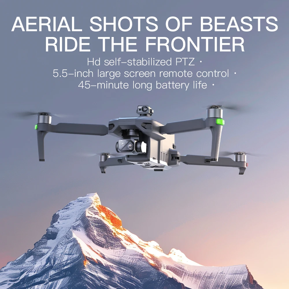 2024 ZLL SG909 Drone Professional Camera Touch Screen 3-Axis Gimbal Obstacle Avoidance FPV Brushless EIS Electronic RC Dron Toy - Image 2