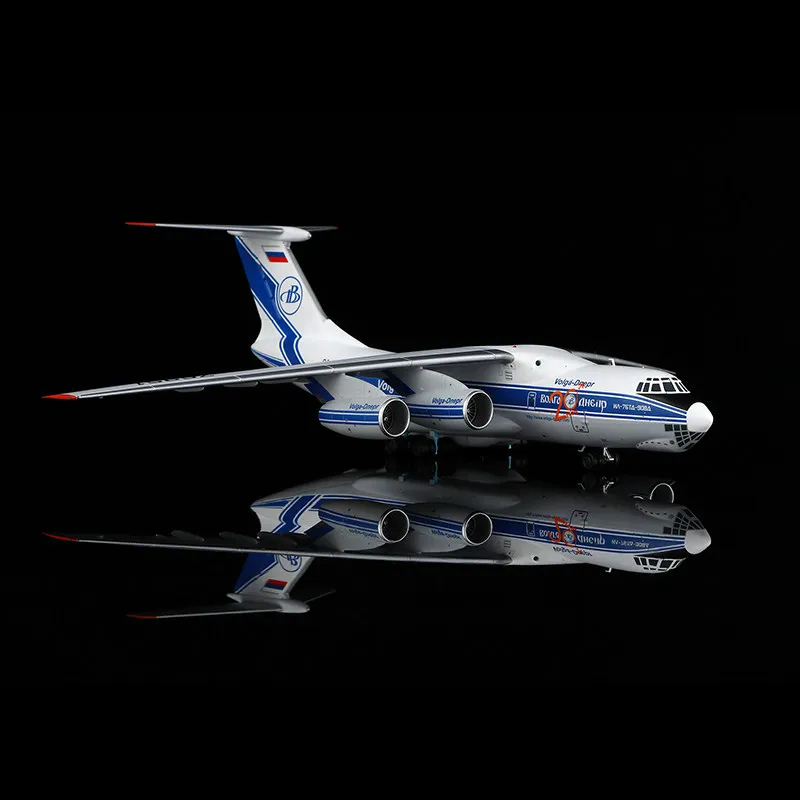 SQ Diecast 1/200 Scale Volga-Dnepr IL-76 Transport Aircraft Model Alloy Volga-Dnepr Cargo Aircraft Model Teaching AIDS Ornaments - Image 3
