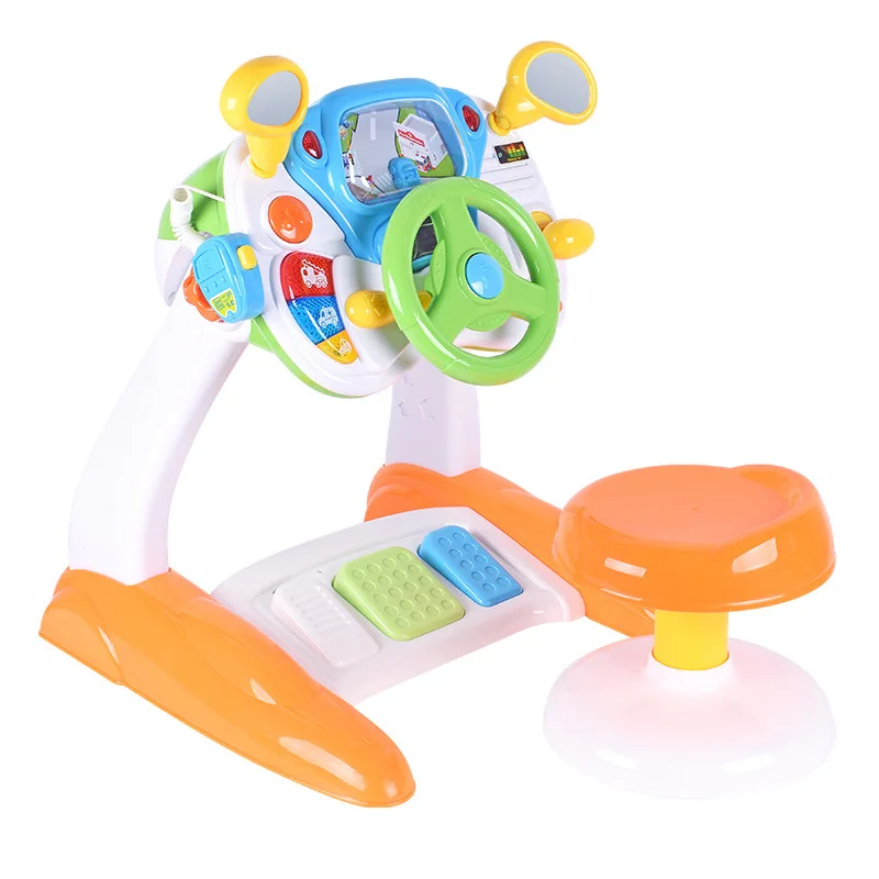 Child Simulation Music Simulated Driving Console Steering Wheel Toys Baby Driving Early Education Toys Intellectual Development - Image 6