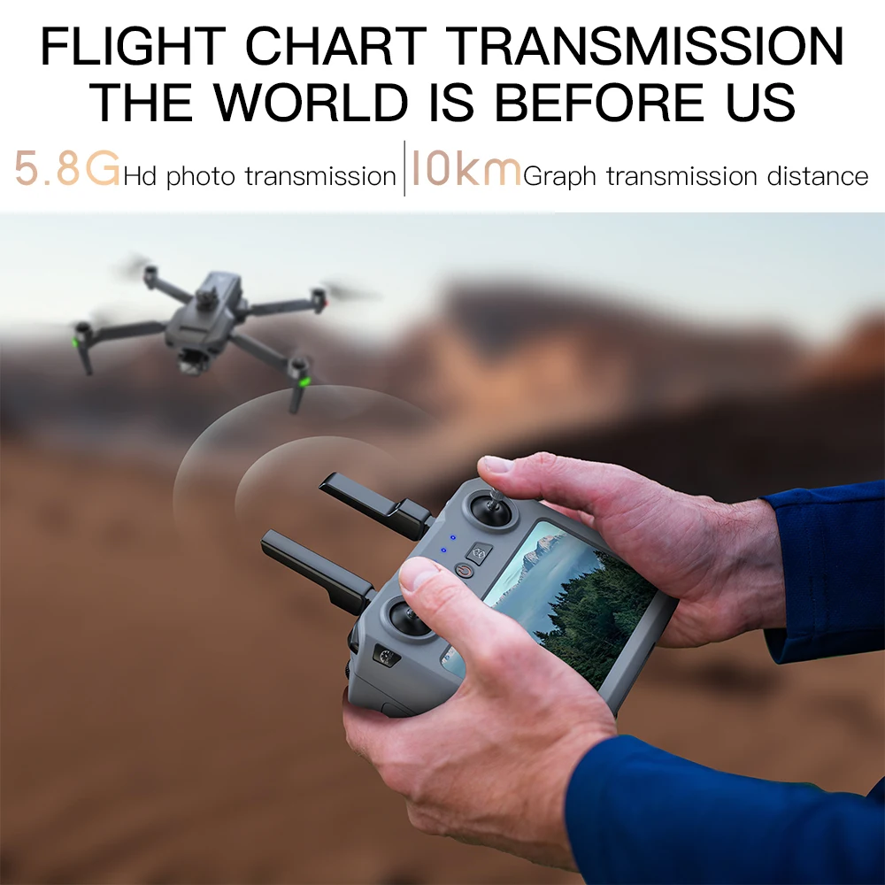 2024 ZLL SG909 Drone Professional Camera Touch Screen 3-Axis Gimbal Obstacle Avoidance FPV Brushless EIS Electronic RC Dron Toy - Image 3