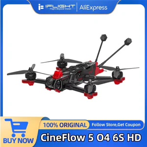 iFlight CineFlow 5 O4 6S HD 5inch FPV Drone with O4 Air Unit Pro Traverserfor Freestyle FPV Cinematic Quadcopter