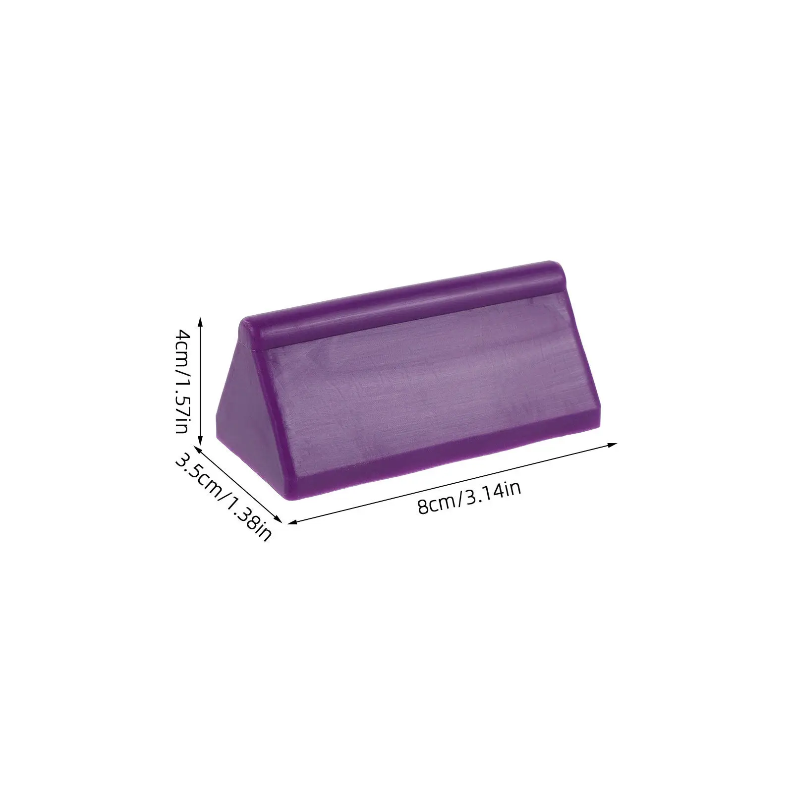 Rubber Tuning Fork Activator Block Purple Portable Minimal Noise Fork Resonance Accessory for Instrument Maintenance and Sound - Image 2