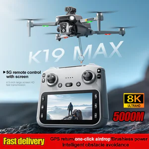 K19 Max GPS Drone 360° Laser Obstacle Avoidance Panoramic Shooting 5G RC Airdrop Device Drone Optical Flow Positioning Gift Toy
