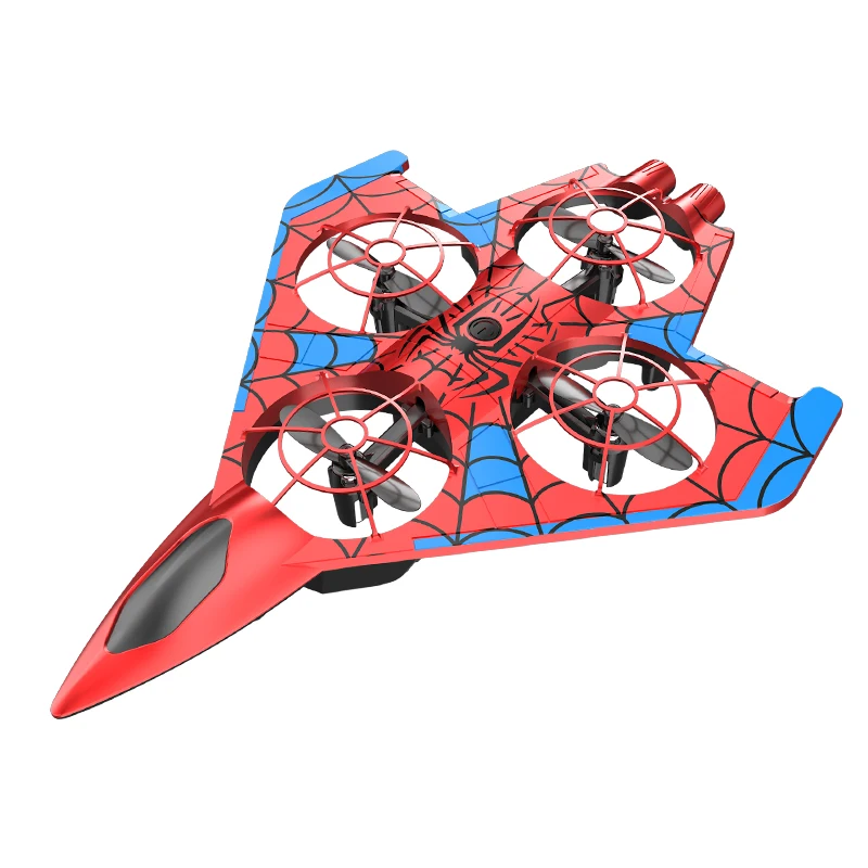 Stunt remote control aircraft drone plastic non-foam aircraft model boy toy four-axis fighter S12 - Image 5