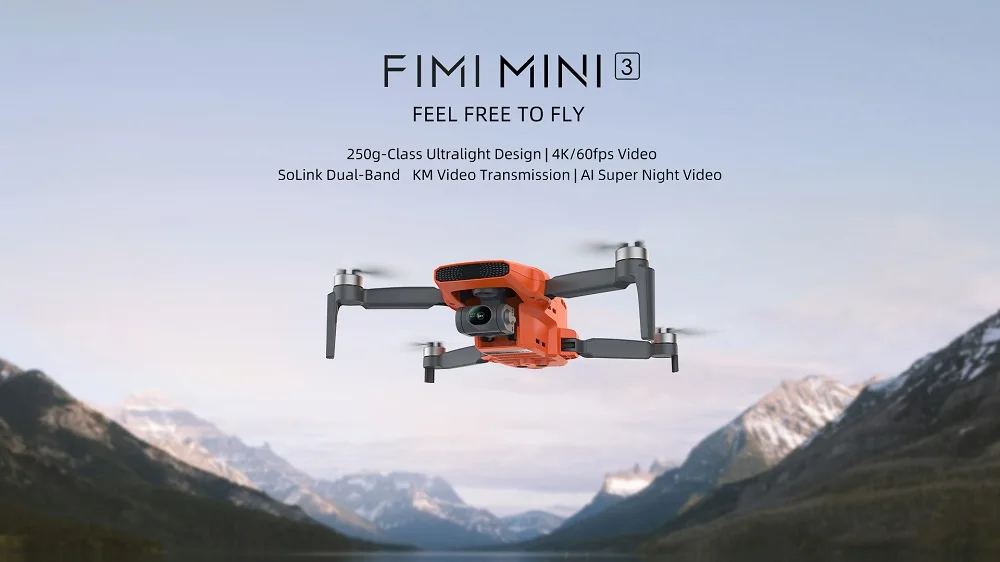FIMI MINI 3 HD aerial photography 8K Time-lapse Photography 4K/60fps Video 3-Axis Mechanical Gimbal Professional Drone Outdoor - Image 8