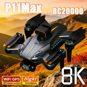 P11 Max GPS Drone 8K HD 5G Professional Aerial Photography Dual Camera Obstacle Avoidanc Brushless Quadrotor 20000M 2026 New