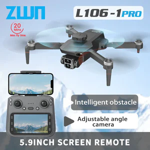L106-1PRO GPS Professional Drone With 4K HD Camera Screen Remote 5G WIFI 3KM EIS Obstacle Avoidance FPV Brushless Quadcopter