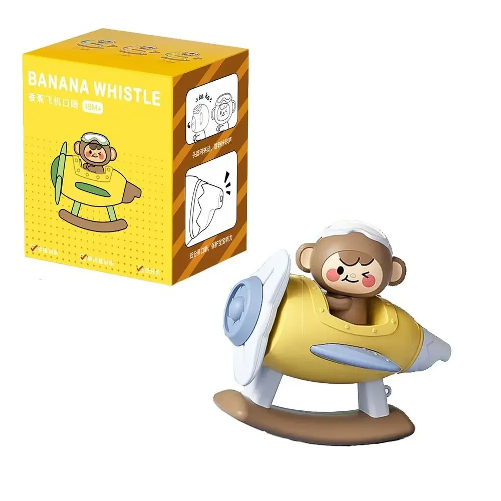 Cute Competitive Kids Gift Monkey Plastic Baby Music Toy Small Airplane Rotating Toy Kids Whistle Toy Enlightening Toy - Image 10