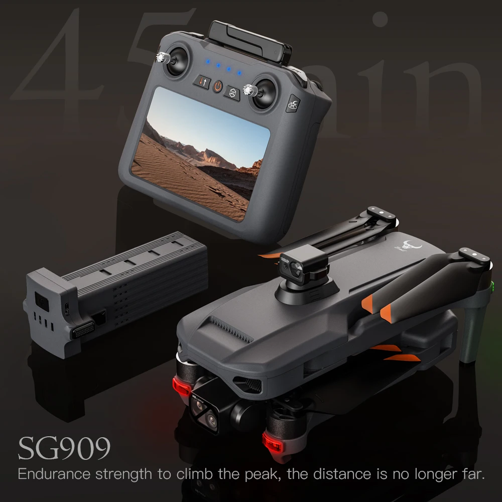 2024 ZLL SG909 Drone Professional Camera Touch Screen 3-Axis Gimbal Obstacle Avoidance FPV Brushless EIS Electronic RC Dron Toy - Image 4