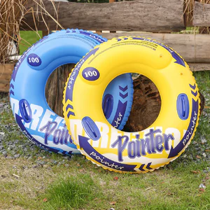 Double Balloon Inflatable Swimming Ring,Beach toys Pool Floaties for Adults,Swim Inner Tube for Pool