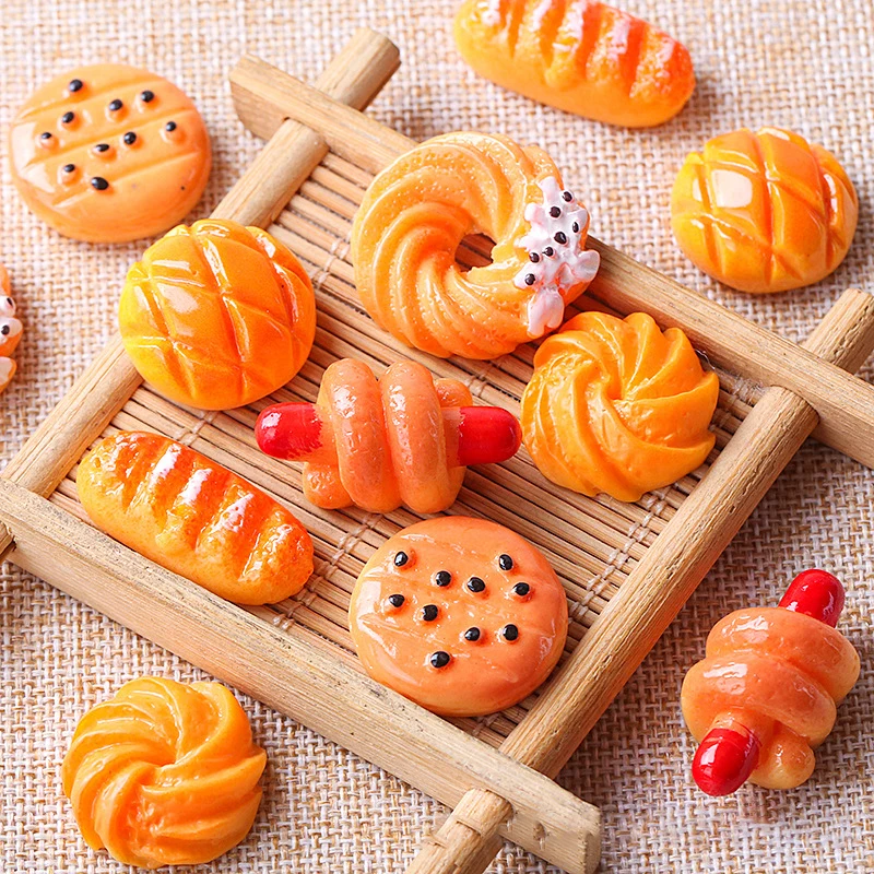 30/60Pcs Mini Food Toys Mixed Style Resin Food Dolls Kitchen Pretend Play Mini Food Dolls Diy Accessories For Adults And Teens - Image 2