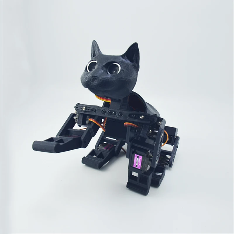 12 Dof Quadruped Bionic Robot Cat for Arduino Programming Original Open Source Code Android App Programming - Image 4