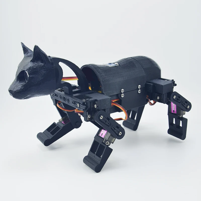 12 Dof Quadruped Bionic Robot Cat for Arduino Programming Original Open Source Code Android App Programming
