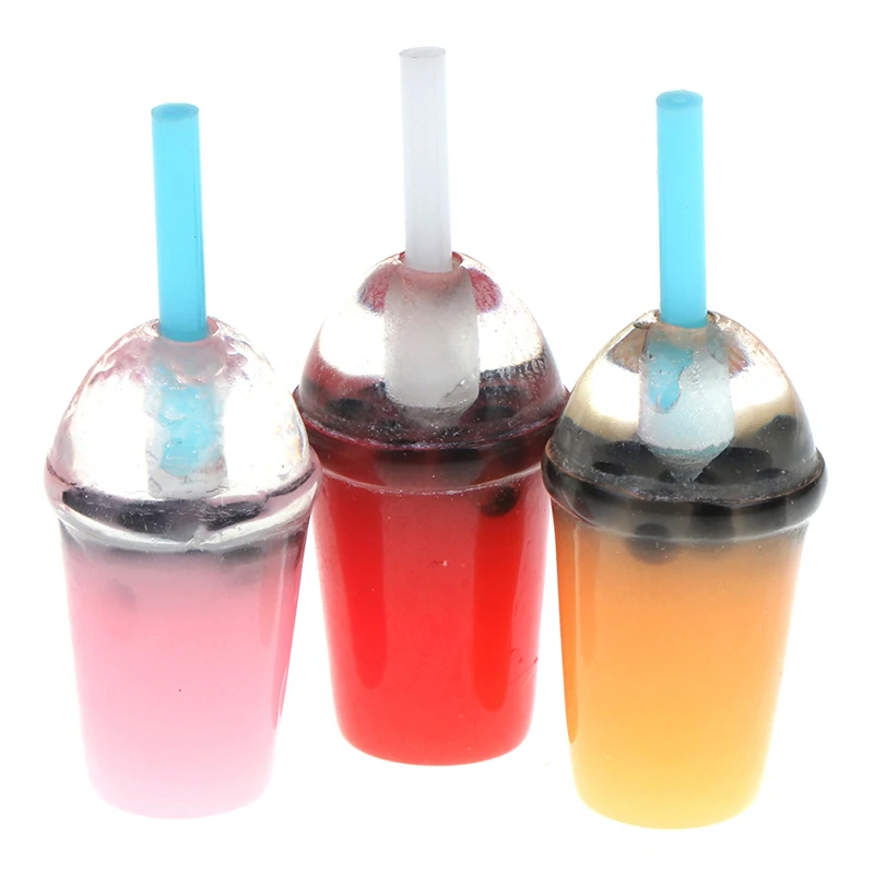 5Pcs 1:6 Scale Dollhouse Miniature Ice-cream Coffee Cup Drink Pretend food Dollhouse Decor for 1/6 Doll Kitchen Toys - Image 6