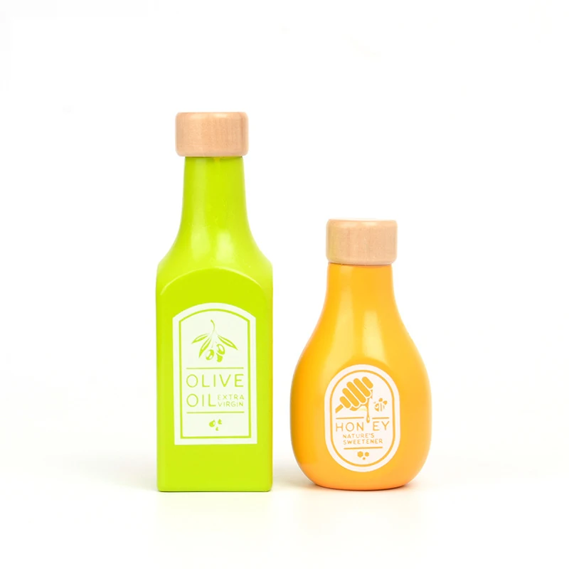 Children Pretend Play Wooden Milk Drink Set Kitchen Food Toys Montessori Learning Educational Kids Simulation Imitation Game - Image 15