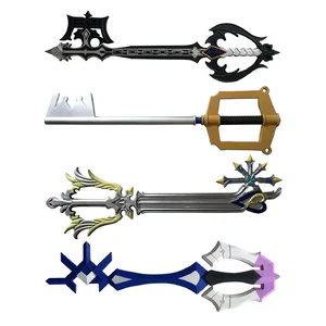 1:1 Cosplay Kingdom Hearts Gold Key: Sora Key Keyblade sword prop for Gaming Accessories PU arms Cos Role Play toy sword 88cm