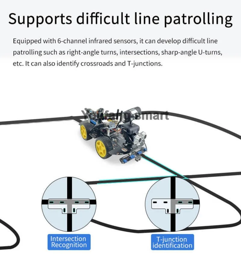 APP Control 4WD Robot Car WiFi Bluetooth Video Line Following Obstacle Avoiding RC Tank For Arduino Programmable Robot DIY Kit - Image 15
