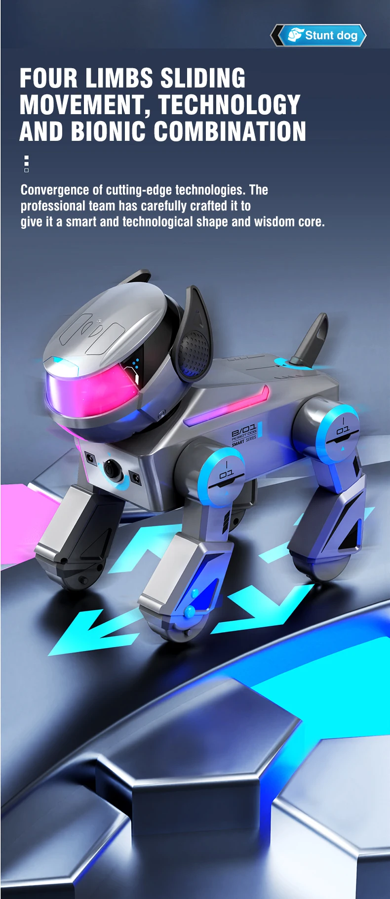 2 in 1 Intelligent Remote Control Robot Dog Electronic Stunt Command Programmable Touch-sense Music Song Children Toys for Boys - Image 21