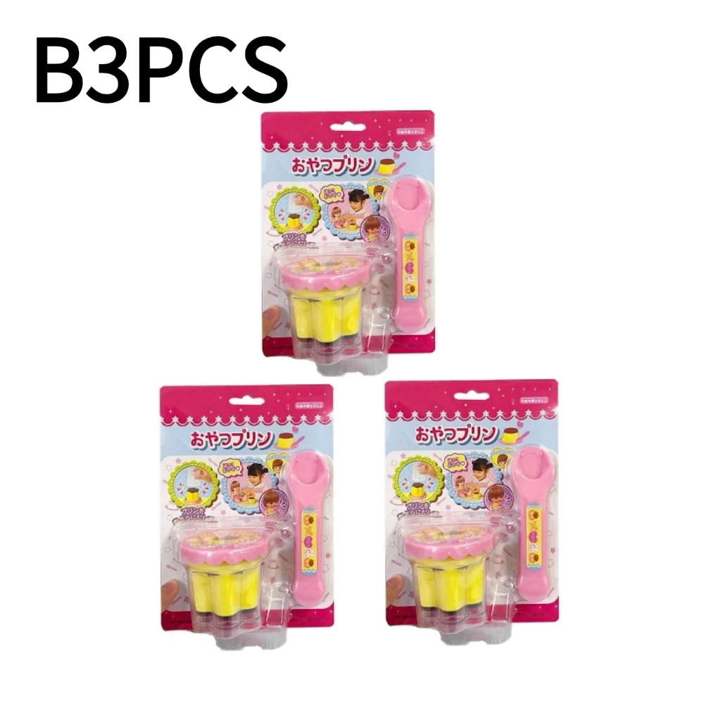 Pretend Play Pudding Feeding Toy Set with Magic Spoon Simulation Food Kitchen Toys for Kids Interactive Role Play Gift for Girls - Image 11