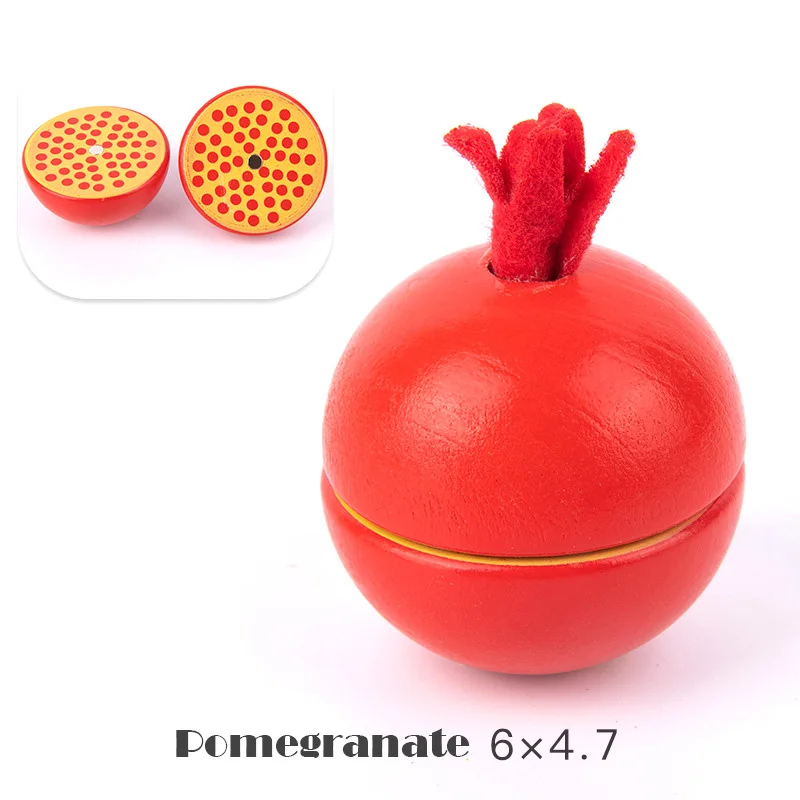 Magnetic Wooden Cutting Fruits Vegetables Pretend Play Simulation Kitchen Toys Classic Game Montessori Educational Toys For Kids - Image 18
