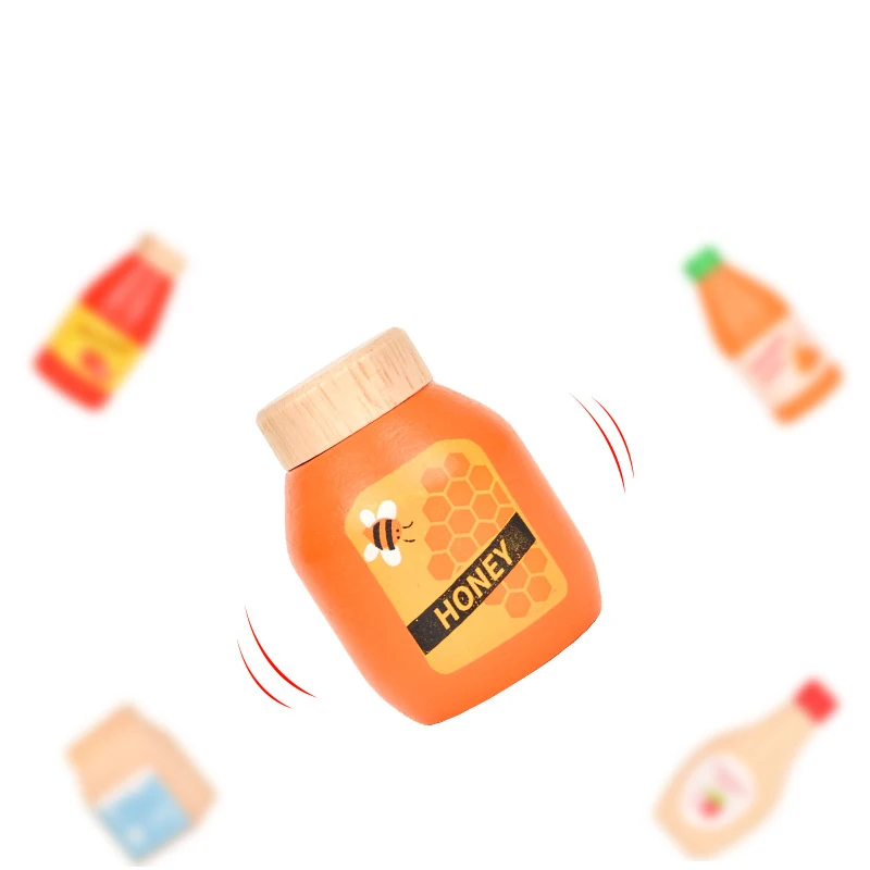 Children Pretend Play Wooden Milk Drink Set Kitchen Food Toys Montessori Learning Educational Kids Simulation Imitation Game - Image 33