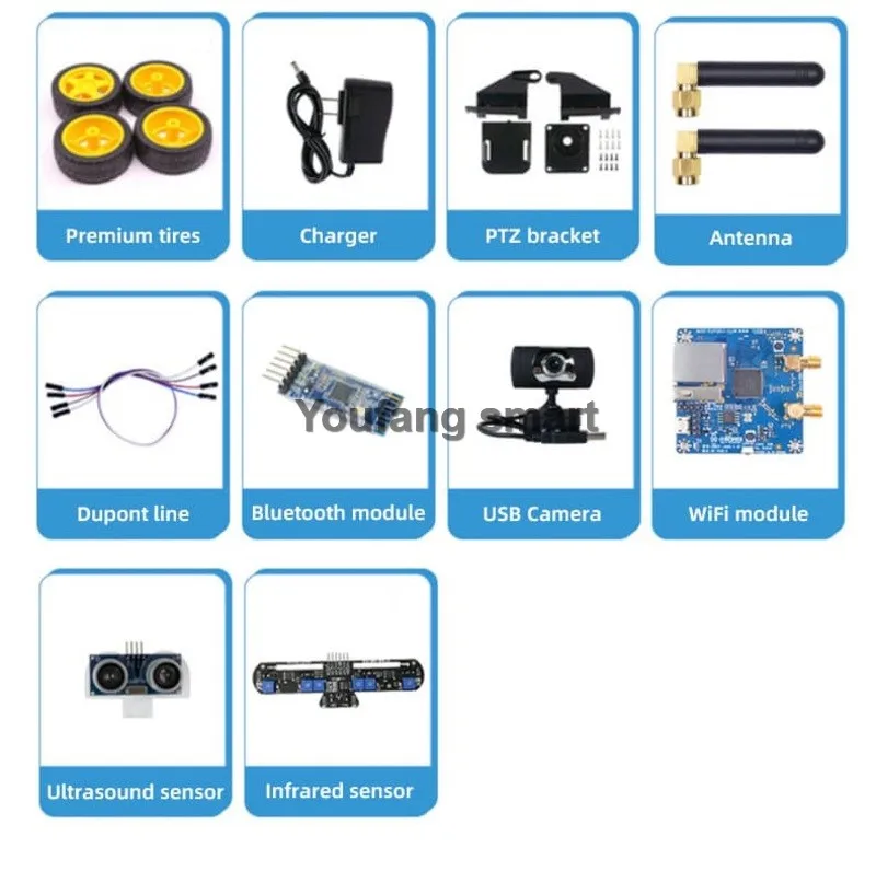 APP Control 4WD Robot Car WiFi Bluetooth Video Line Following Obstacle Avoiding RC Tank For Arduino Programmable Robot DIY Kit - Image 25