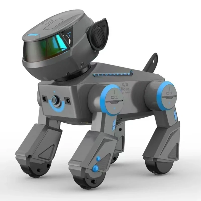 Ai Smart Robot Dog Gesture Touch Remote Control Bluetooth Speaker Song Programmable Cool Lighting Toy For Kids Aged 6+Interactio - Image 6