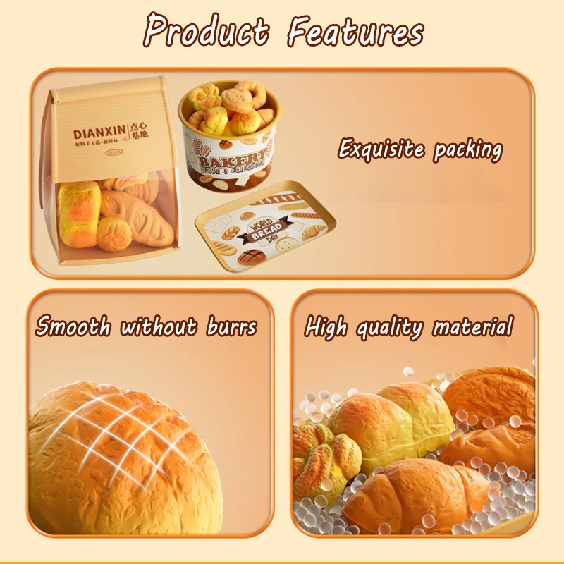 Children Pretend Play Kitchen Toys Sets Simulation Dessert Bread Food Cooking Games Play House Party Activities Games Girl Toys - Image 11