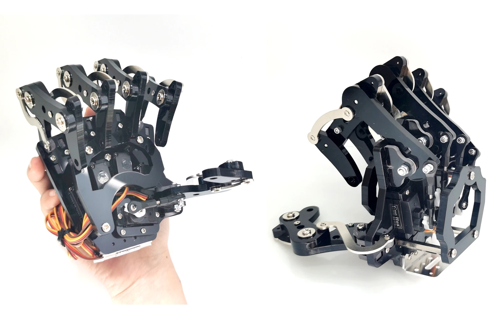 5 Dof Robot Hand with Base Humanoid Robotic Finger Bionic Assembled Mechanical Manipulator Claw for Arduino Programmable Robot - Image 19