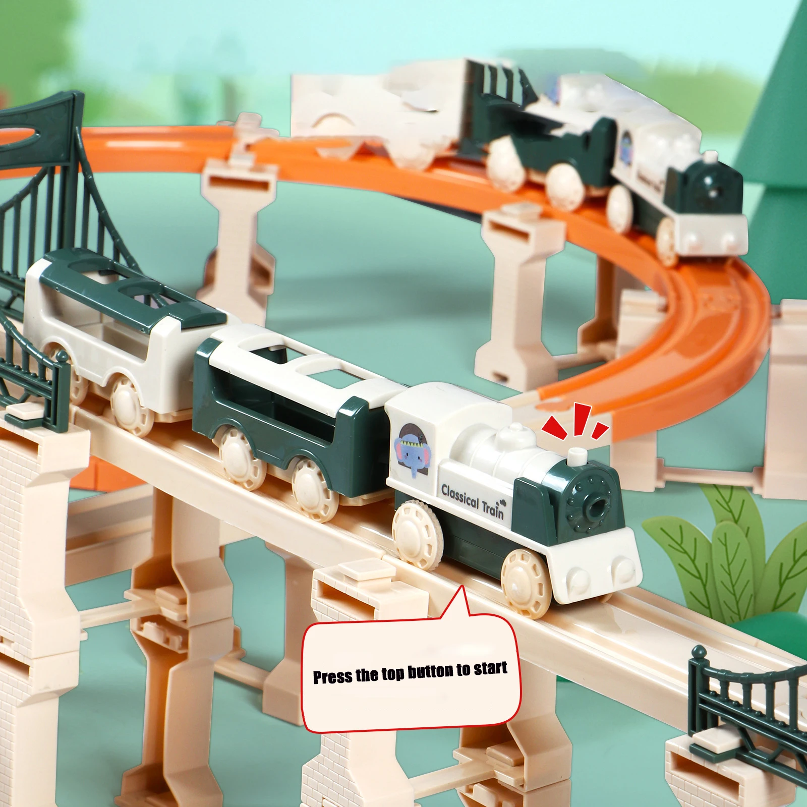 New DIY Rail Train Children Toys Puzzle Assembled Railway Track Building Block Track Toy for Kids Gifts/Christmas Gifts - Image 3