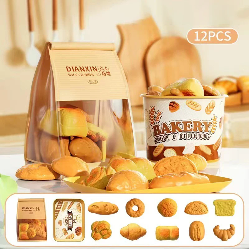 Children Pretend Play Kitchen Toys Sets Simulation Dessert Bread Food Cooking Games Play House Party Activities Games Girl Toys - Image 8