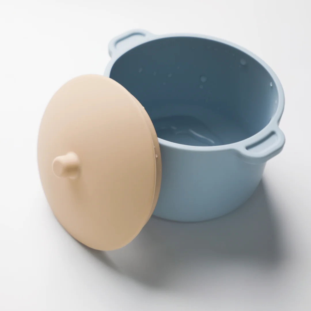 Silicone Kitchen Toy Set Pot Cooking For Toddler Educational Developmental Best Gift - Image 7