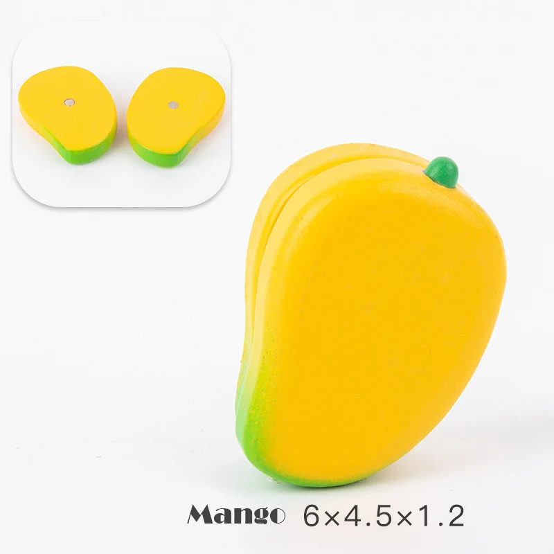 Magnetic Wooden Cutting Fruits Vegetables Pretend Play Simulation Kitchen Toys Classic Game Montessori Educational Toys For Kids - Image 24